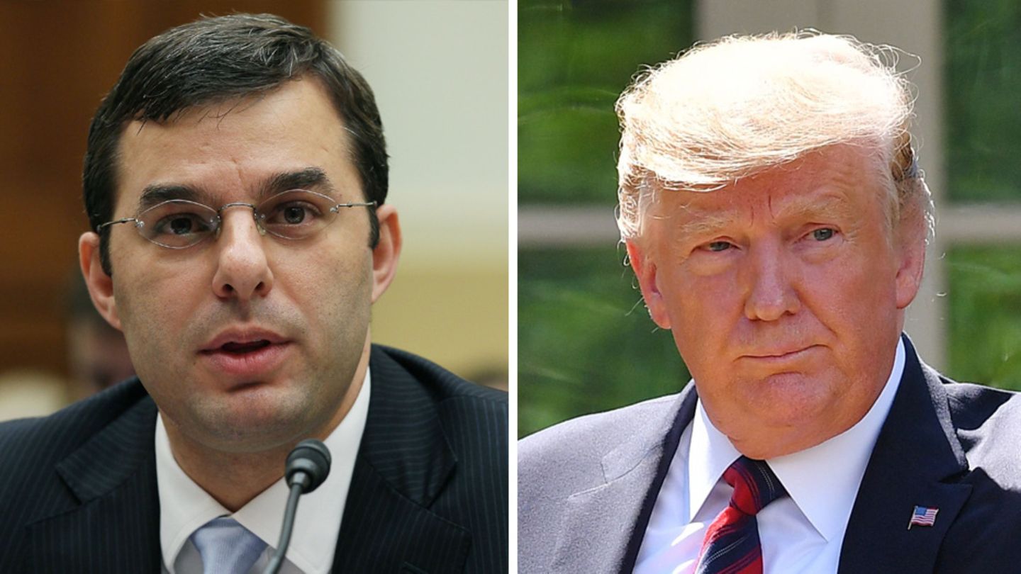 Kongressabgeordenter Justin Amash und US-Präsident Donald Trump