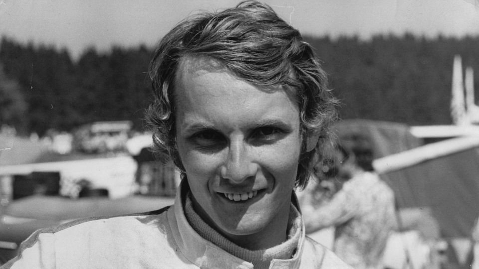 Niki Lauda bei seinem allerersten Formel-1-Rennen, dem großen Preis von Österreich.