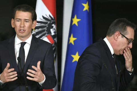 Sebastian Kurz und Heinz-Christian Strache - FPÖ und ÖVP stolperen über Ibiza-Video