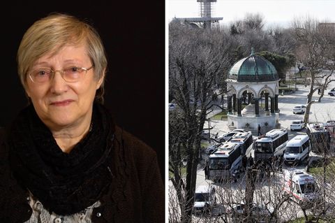Monika Model überlebte das Selbstmordattentat an der Blauen Moschee in Istanbul 