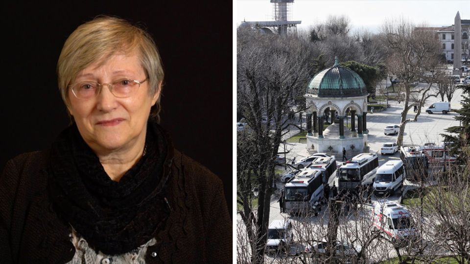 Monika Model überlebte das Selbstmordattentat an der Blauen Moschee in Istanbul Monika Model überlebte das Selbstmordattentat an der Blauen Moschee in Istanbul