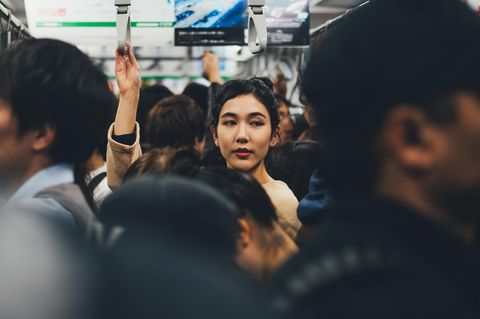 Eine App soll in Japan gegen sexuelle Belästigung in U-Bahnen helfen