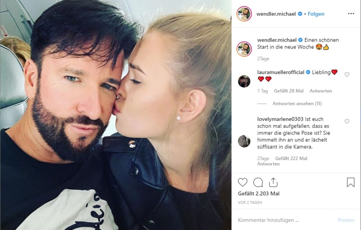 Michael Wendler und Freundin Laura Müller sollen ins "Sommerhaus der Stars" ziehen