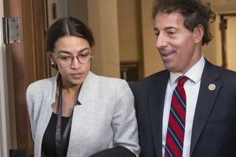 Alexandria Ocasio-Cortez und Jamie Raskin