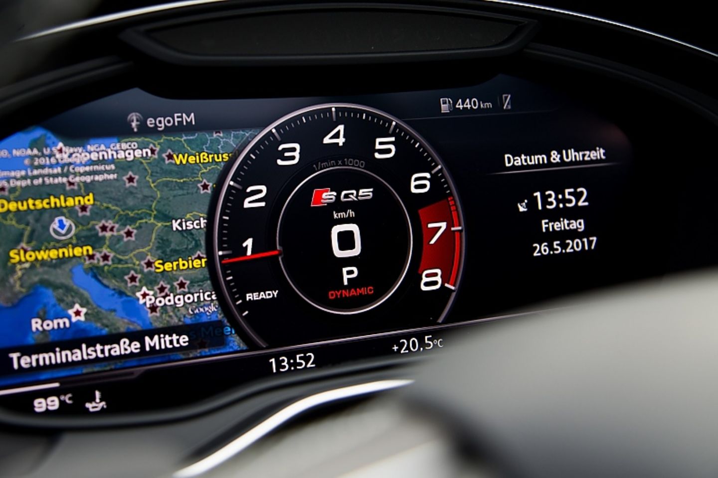 Das virtuelle Cockpit ist konfigurierbar