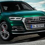 Der Audi SQ5 TDI tritt wuchtig auf
