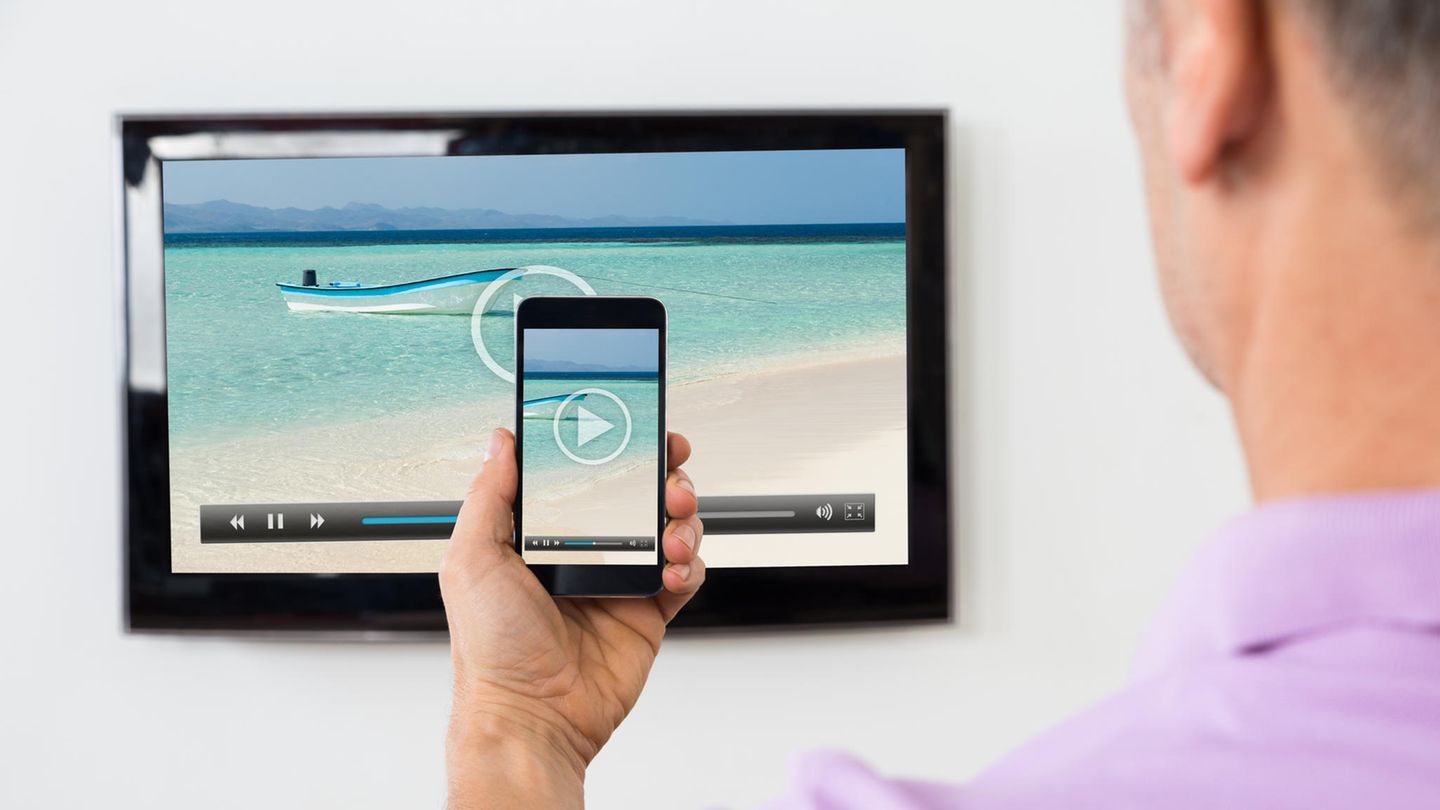 Fotos und Videos auf TV streamen