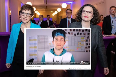Neues "Rezo"-Video: Youtuber rufen zu Wahlboykott von Union, SPD und AfD auf