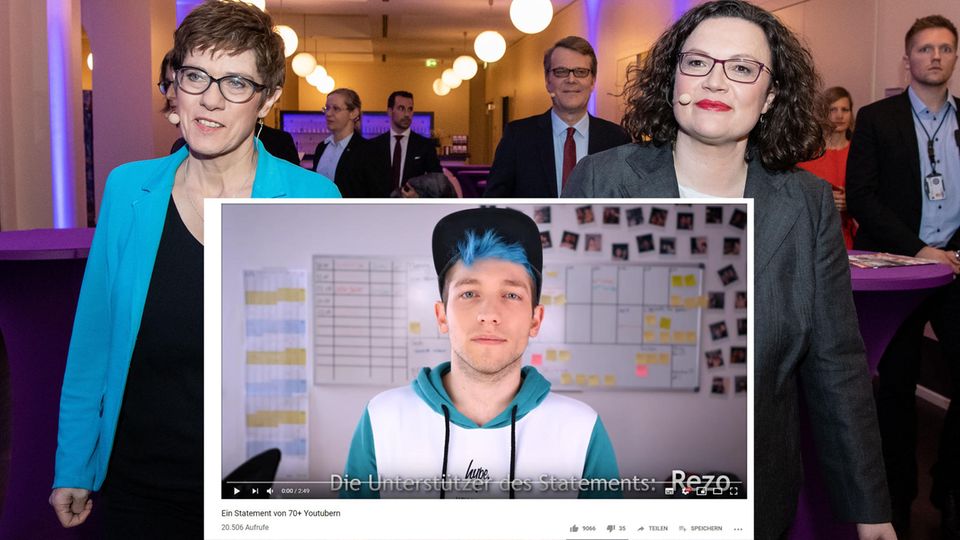 Neues "Rezo"-Video: Youtuber rufen zu Wahlboykott von Union, SPD und AfD auf