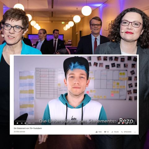 Neues "Rezo"-Video: Youtuber rufen zu Wahlboykott von Union, SPD und AfD auf