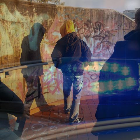 Luftbild von Wuppertal, wo die "Gucci-Gang" für Ärger sorgt