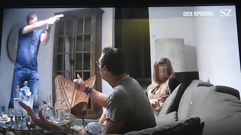 Ein Standbild aus dem Video, das die Regierung in Österreich zu Fall brachte