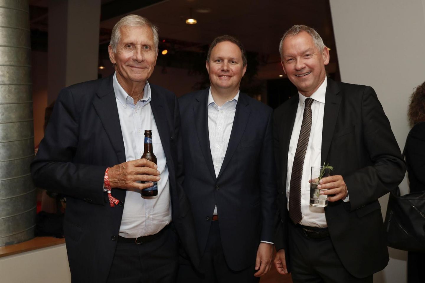 Ulrich Wickert, Carsten Brosda und Lut Marmor