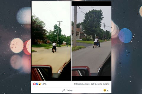 USA: Teenager schiebt blinden Rollstuhlfahrer nach Hause