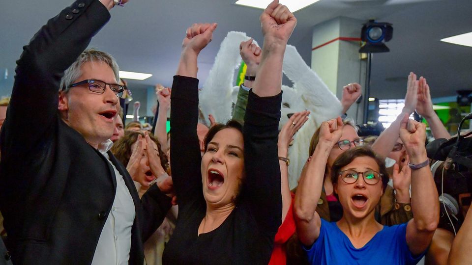Beste Ergebnisse bei der Europawahl: Die Grünen sind außer sich vor Freude