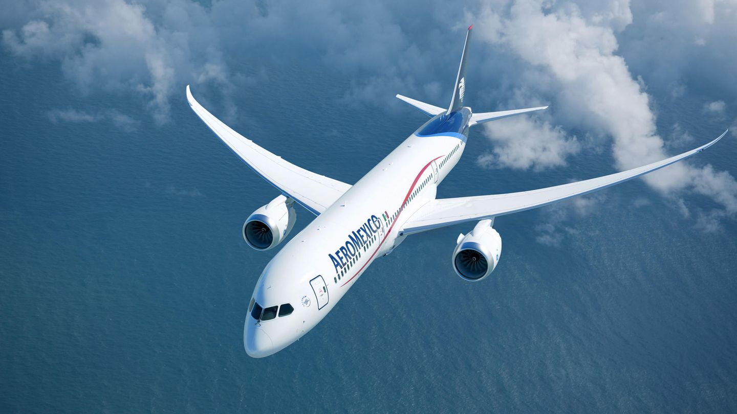 Eine Boeing 787 von Aeromexico: Ein Flugzeug diesen Typs musste auf dem Flug von Mexiko City nach Tokio in Hermosillo eine außerplanmäßige Zwischenlandung einlegen.