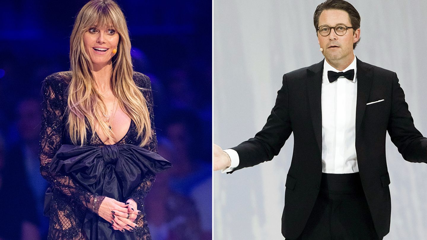 Heidi Klum und Andreas Scheuer