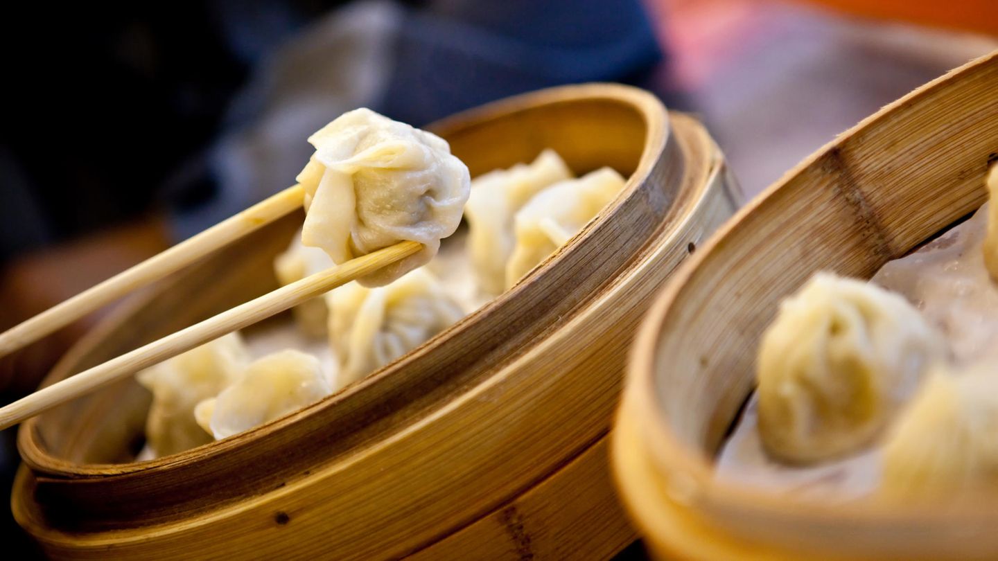 Dumplings mit Hackfleisch/-Garnelen-Füllung