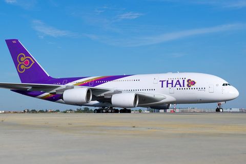 Airbus A380 von Thai Airways