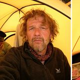Wiederaufstieg: Stefan Nimmesgern und seine Frau sitzen in einem Zelt am Aconcagua