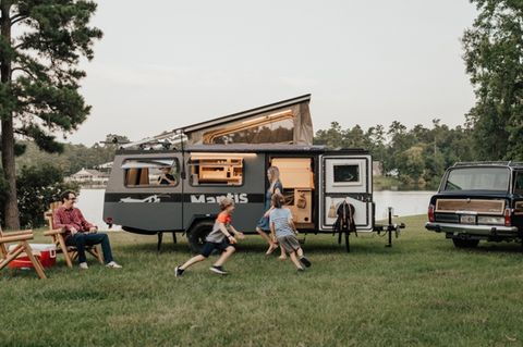 Das offene Konzept eignet sich weniger für einen eng gestellten Campingplatz.