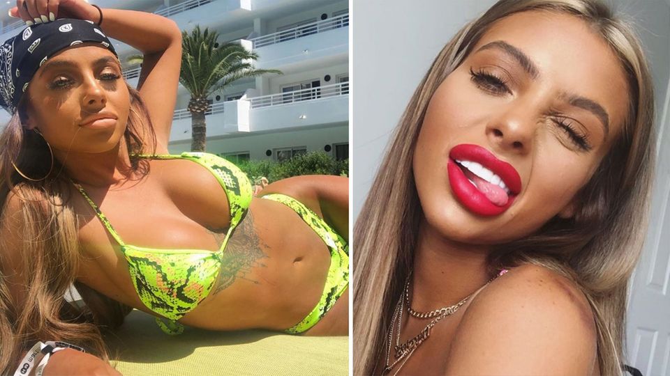 Extreme Solariumsbräune: Make-up-Model Chloe Wilson wird auf Instagram von Kritikern des Blackfacings beschuldigt. Make-up-Model Chloe Wilson wird auf Instagram von Kritikern des Blackfacings beschuldigt.