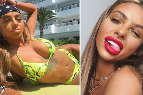 Make-up-Model Chloe Wilson wird auf Instagram von Kritikern des Blackfacings beschuldigt.