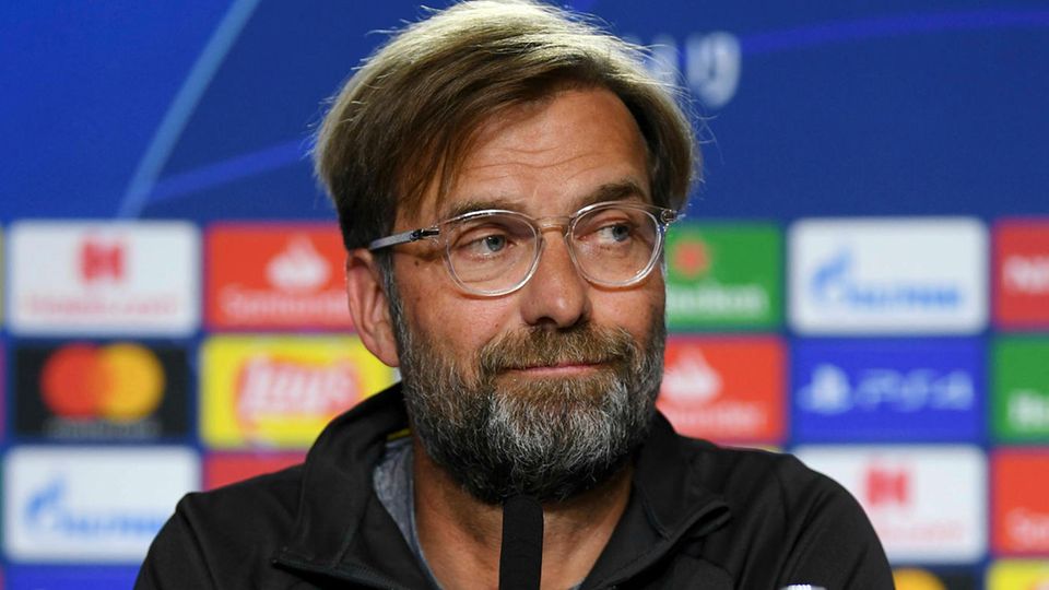 Jürgen Klopp auf der Pressekonferenz vor dem Champions-League-Finale