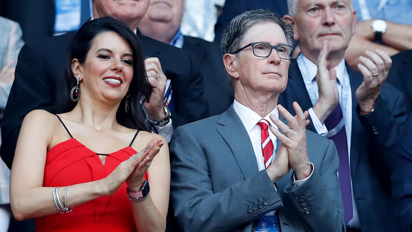 John Henry, Eigentümer des FC Liverpool, mit seiner Frau Linda Pizzuti 