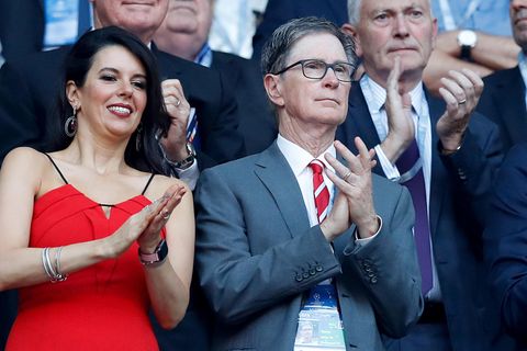 John Henry, Eigentümer des FC Liverpool, mit seiner Frau Linda Pizzuti 