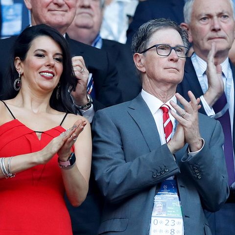 John Henry, Eigentümer des FC Liverpool, mit seiner Frau Linda Pizzuti 