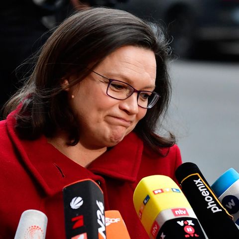 Andrea Nahles gibt Partei- und Fraktionsvorsitz auf