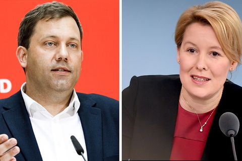 SPD-Politiker Lars Klingbeil und Franziska Giffey