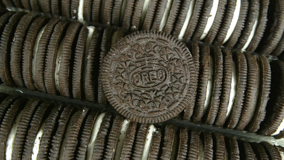 Oreo-Kekse mit Milchcreme-Füllung