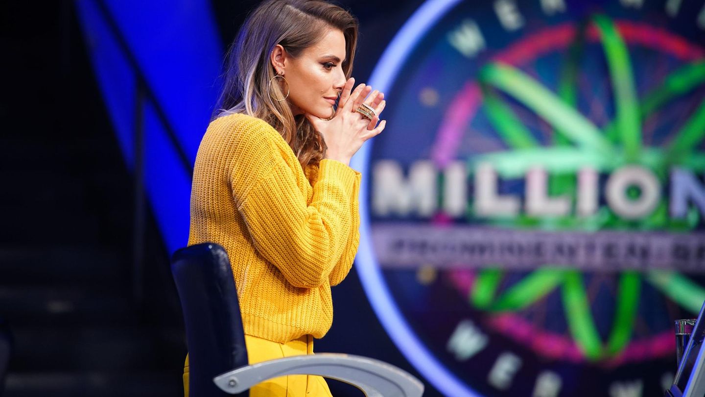 Sophia Thomalla fiebert bei "Wer wird Millionär?"