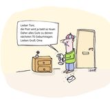 Cartoons von Tobias Schülert: Klimawandel - So schlecht geht es Frau Holle