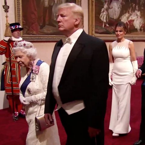 Royal Familiy: Die Trumps zu Besuch im Buckingham-Palast: Unkommentierte Szenen des Staatsbanketts