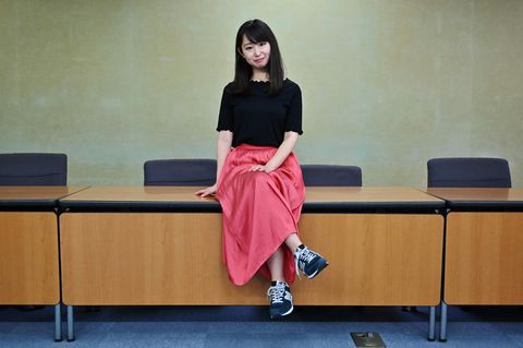 Die Initiatorin der Petition, Yumi Ishikawa
