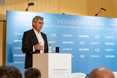 Joe Kaeser Keynote bei G+J-Veranstaltung "Verantwortung"