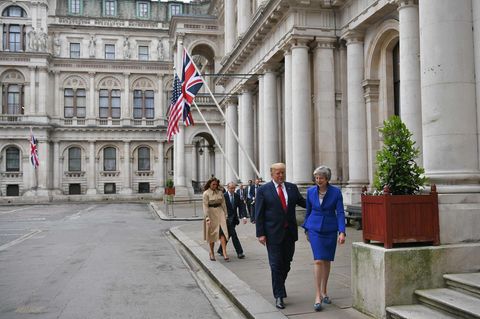 Donald Trump Theresa May