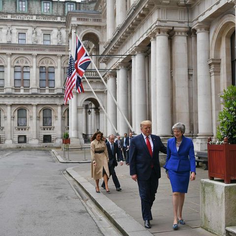 Donald Trump Theresa May