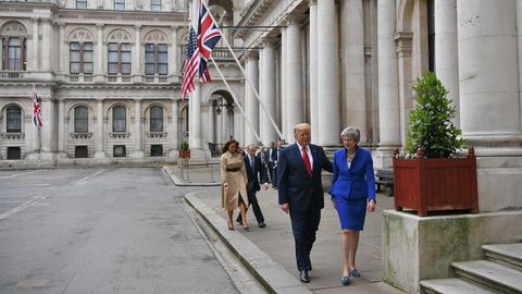 Donald Trump Theresa May
