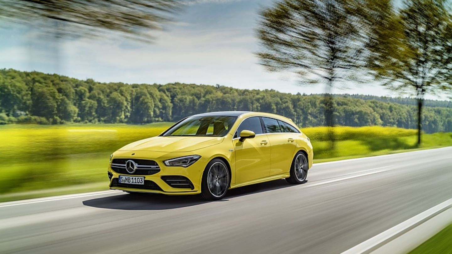 Mercedes Amg Cla 35 Shooting Brake Harter Cooler Drahtiger Stern De