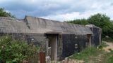 Ein freigelegter Bunker der Maisy Batterie - von hier aus wurde noch tagelang auf die alliierten Truppen gefeuert.