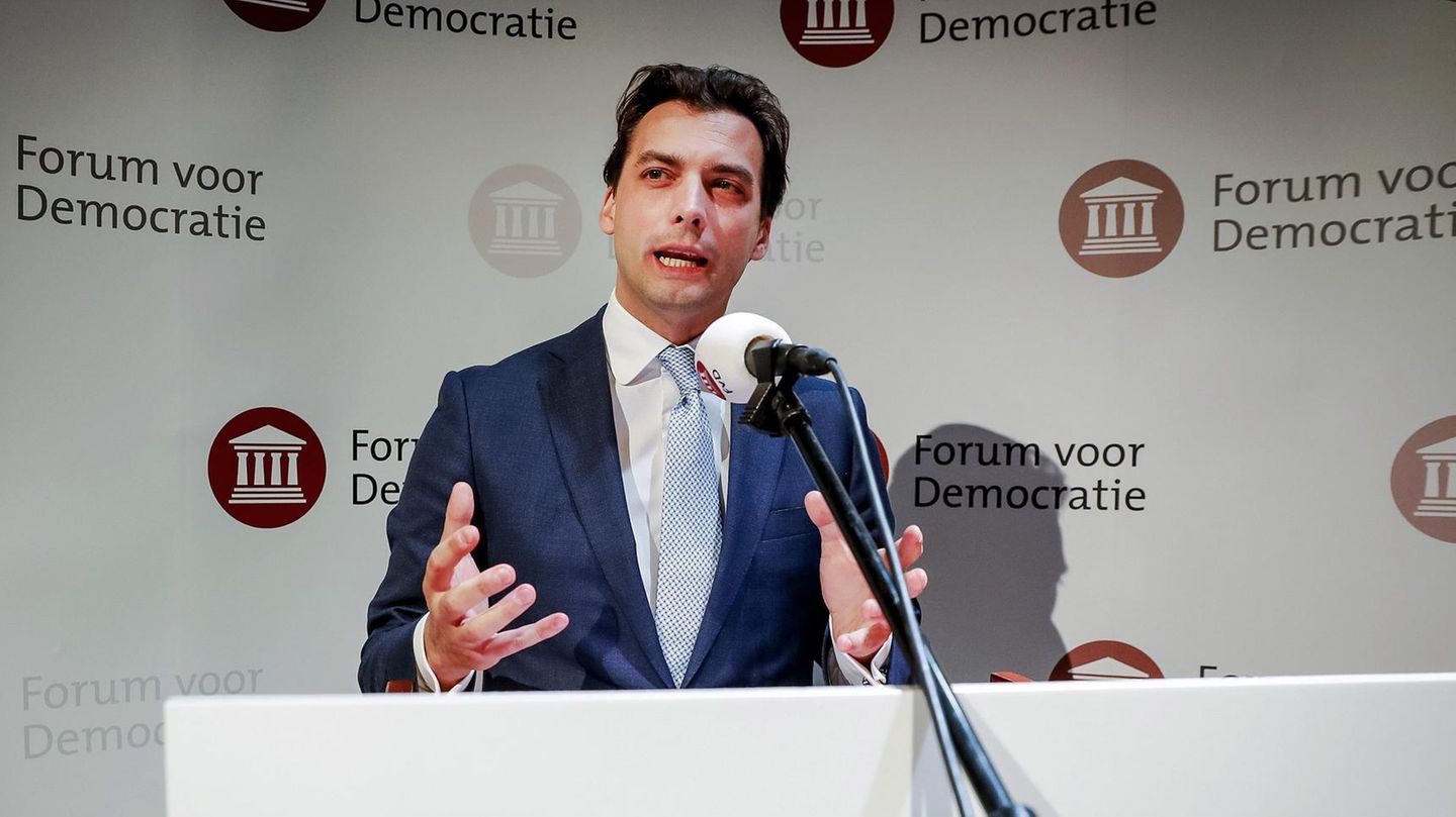 Thierry Baudet, niederländischer Rechtspopulist vom Forum voor Democratie