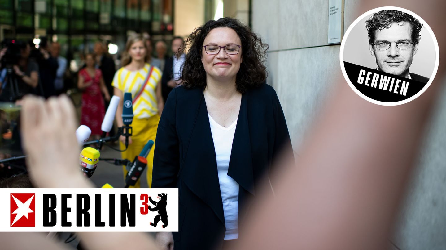 Die frühere SPD-Chefin Andrea Nahles verlässt das Willy-Brandt-Haus
