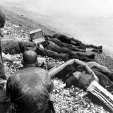 Omaha Beach   Die Landungstruppen erlitten am Omaha Beach die größten Verluste, da Bomber die deutschen Stellungen verfehlten.