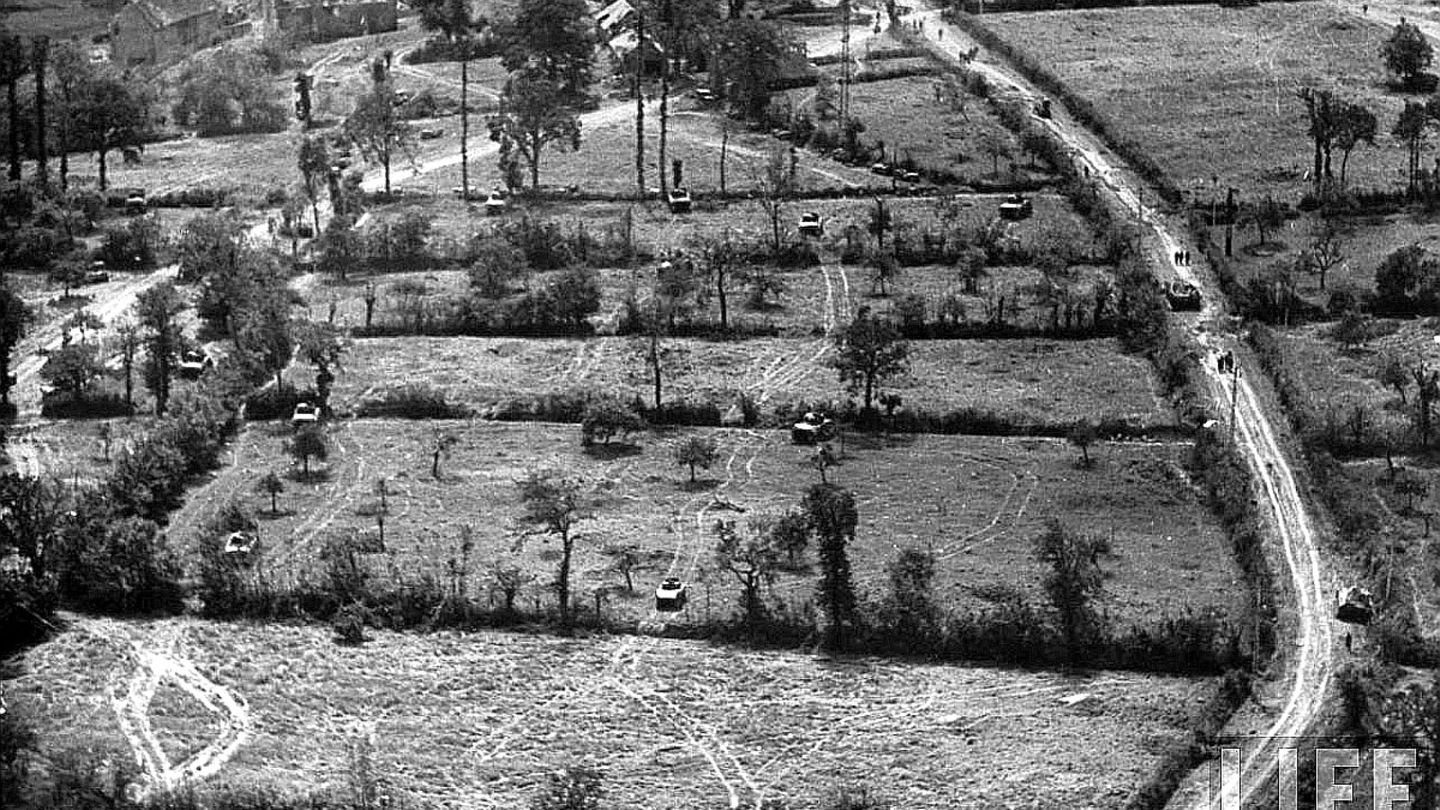 Die Hecklandschaft des Bocage begünstigt die Verteidigung.