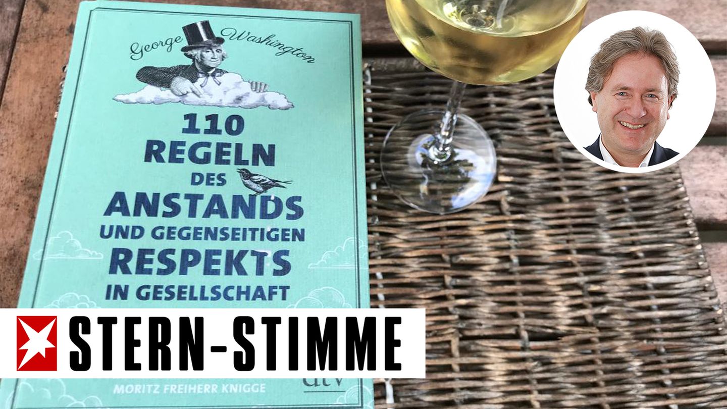 Dieses Büchlein von George Washington bekam Frank Behrendt kürzlich von seiner Mutter geschenkt