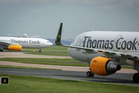 Jets von Thomas Cook Airlines am Manchester Airport
